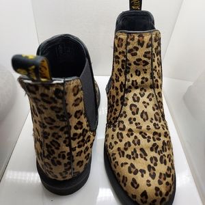 Dr. Martens - Flora Leopard Chelsea Boots